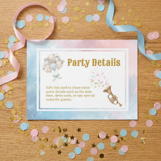 Two Silly Geese Boy & Girl Twins Birthday Balloon Begleitkarte