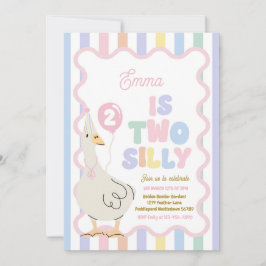 Two Silly Goose 2. Geburtstagsfeier FrühhingsGebur Einladung