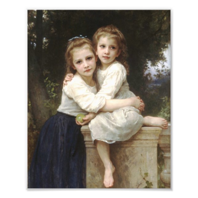 Two Sisters, 1901, William Adolphe Bouguereau Fotodruck (Vorne)