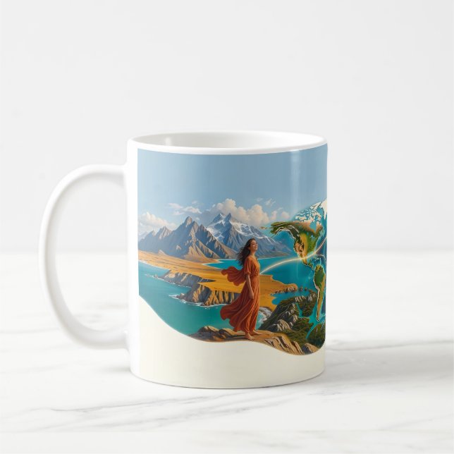 Two Souls One World Fernbeziehungs-Mug Kaffeetasse (Links)