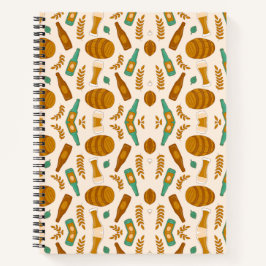 Two spiral-bound notebooks with a playful notizbuch