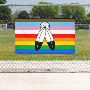 Two-Spirit-LGBTQ+-Progress-Pride-Flagge Banner