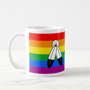 Two-Spirit-LGBTQ+-Stolzflagge Kaffeetasse