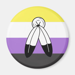 Two-Spirit Nonbinary-Stolzflagge Magnet