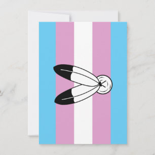 Two-Spirit Trans Pride-Flagge Feiertagskarte