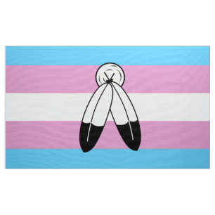 Two-Spirit-Trans-Pride-Flagge Stoff