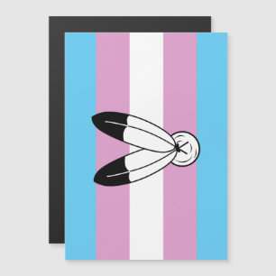 Two-Spirit Trans Stolzflagge Magneteinladung