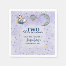 Two The Moon Boy Space Rakete 2. Geburtstag 