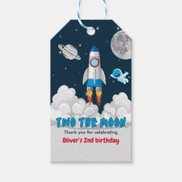 Two The Moon Boy Space Rocket 2nd Birthday Geschenkanhänger