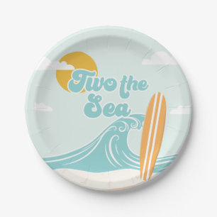 Two the Sea Surfing 2. Geburtstag Pappteller