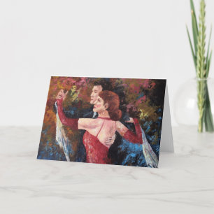 "Two to Tango" (leere Karte) Karte