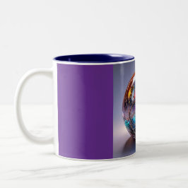 Two Tone Becher, 11oz (Marble-11) Zweifarbige Tasse