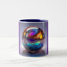 Two Tone Becher, 11oz (Marble-11) Zweifarbige Tasse