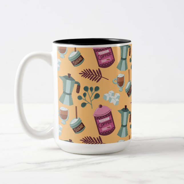 Two-Tone Coffee Mug design  Zweifarbige Tasse (Links)