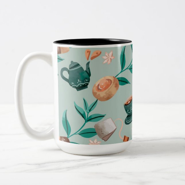 Two-Tone coffee Mug design  Zweifarbige Tasse (Links)