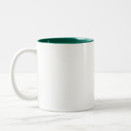 two tone emerald green interior coffee mug zweifarbige tasse
