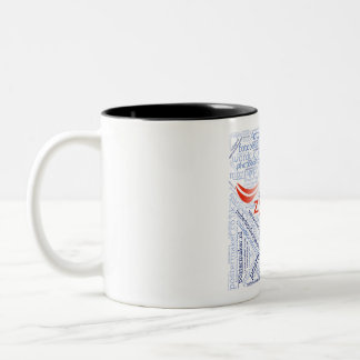 Two-tone mug (square) zweifarbige tasse