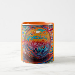 Two Tone Tasse, 325ml (Marble-18) Zweifarbige Tasse