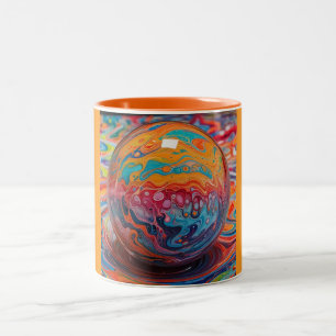 Two Tone Tasse, 325ml (Marble-18) Zweifarbige Tasse