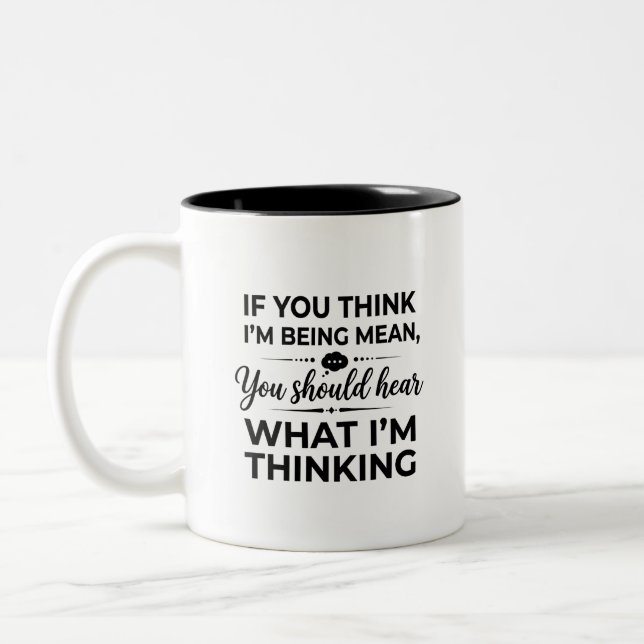 Two-Tone Think Outside the Cup Tasse (Links)