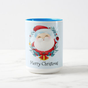 Two-Tone-Weihnachtskaffee-Tasse Zweifarbige Tasse