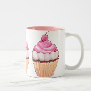 TWO-TONED KUCHEN-KAFFEE-U. TEE-TASSEN - ZWEIFARBIGE TASSE