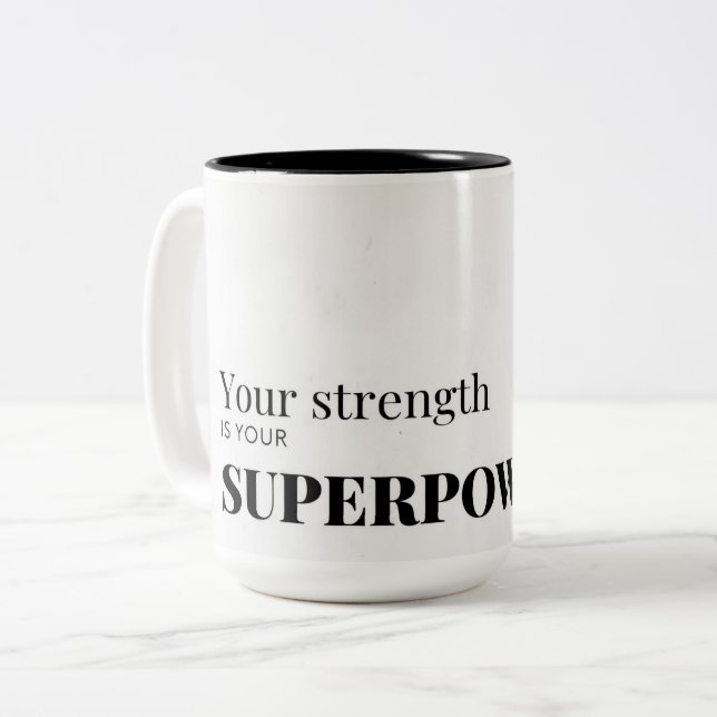 two toned Mug Zweifarbige Tasse (Vorderseite Links)