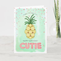 Two-tti Fruitti Ananas Ballon Geburtstag