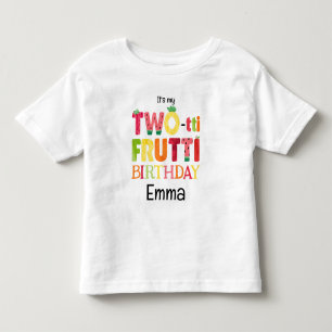 Two-tti Frutti Cutie Fruit 2. Geburtstagsfeier Kleinkind T-shirt