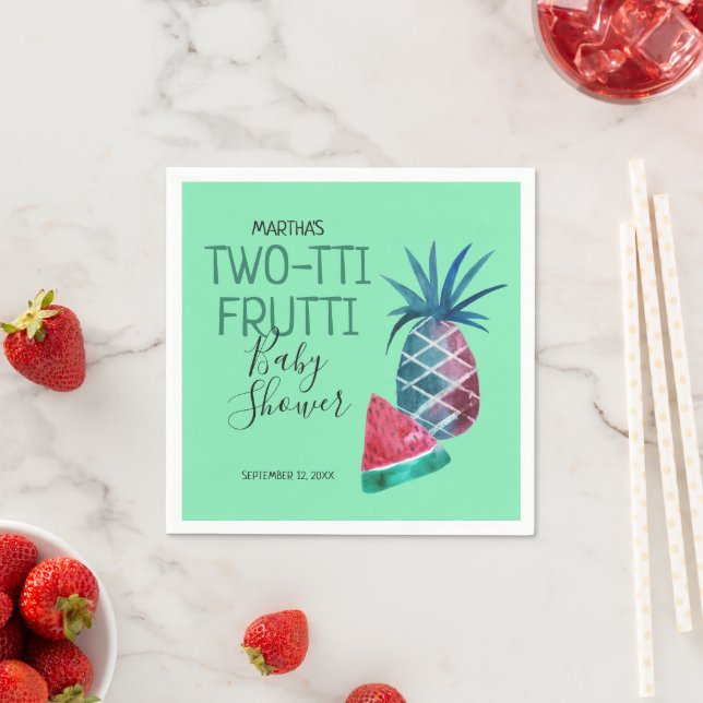 Two-tti Frutti Fruit Baby Dusche Serviette (Beispiel)