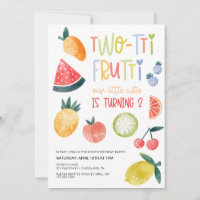 Two-tti Frutti Fruit Zweite Geburtstagsparty