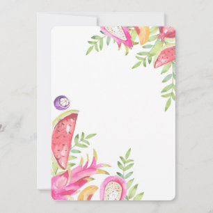 TWO-TTI FRUTTI Geburtstags- Mädchen-Geburtstagskar Einladung