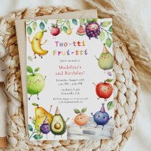Two-tti Frutti Niedlich Fruits 2. Geburtstag Party
