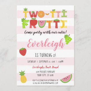 Two-tti Frutti - Tutti fruchtige Einladung