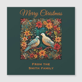 Two Turtle Doves Magnetkarte