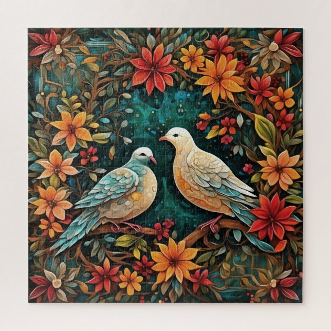 Two Turtle Doves Puzzle (Vertikal)