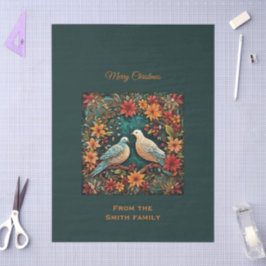 Two Turtle Doves Seidenpapier