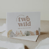 Two Wild Lion Birthday Danke Karte
