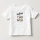 Two Wild Simple Jungle Safari 2. Geburtstag Kleinkind T-shirt (Vorderseite)