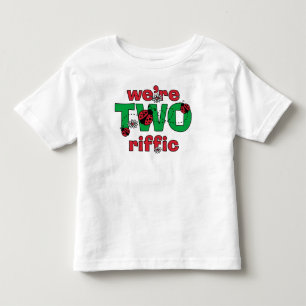 TWOriffic Ladybug 2. Geburtstag Kleinkind T-shirt