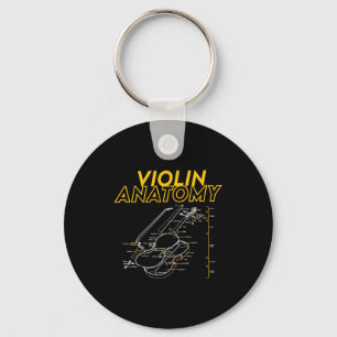 Twoset Violin Violin Anatomie Zeichnung Diagramm L Schlüsselanhänger
