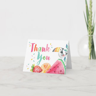 Twotti Fruitti Danke-Karte Dankeskarte