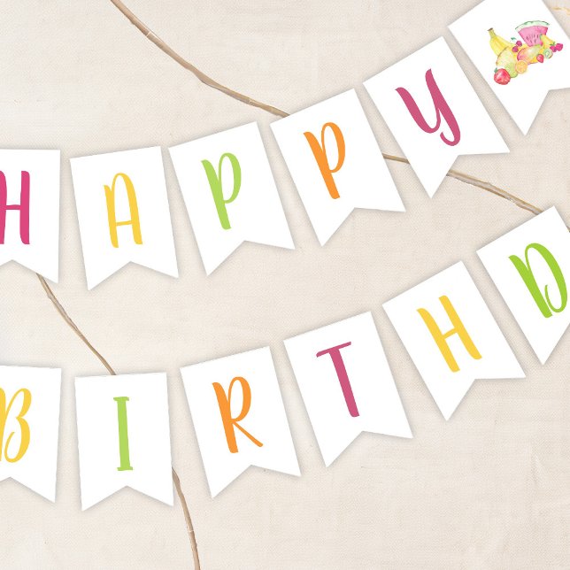 Twotti Fruitti Wimpelkette (Von Creator hochgeladen)