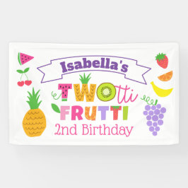 TWOtti Frutti 2. Geburtstag Banner
