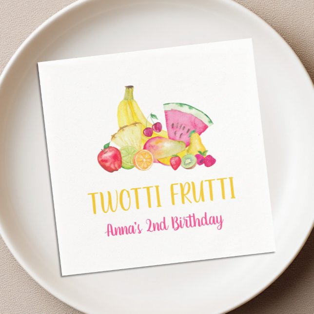 Twotti Frutti 2. Geburtstag Servietten (Von Creator hochgeladen)