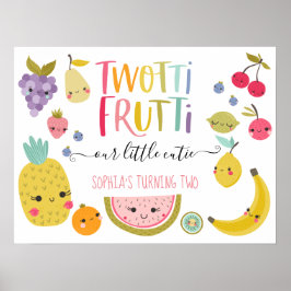 Twotti Frutti Zweite Geburtstagsparty Poster
