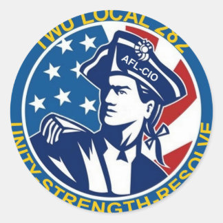 TWU Local 282 Runder Aufkleber