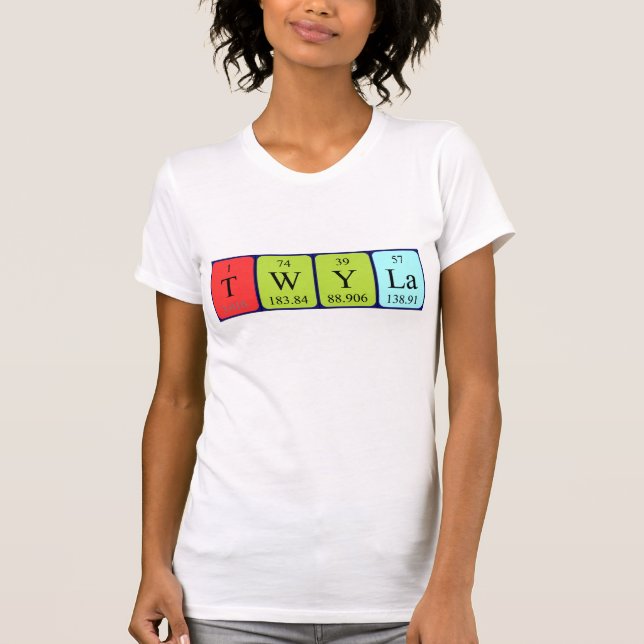 Twyla Periodenname Shirt (Vorderseite)
