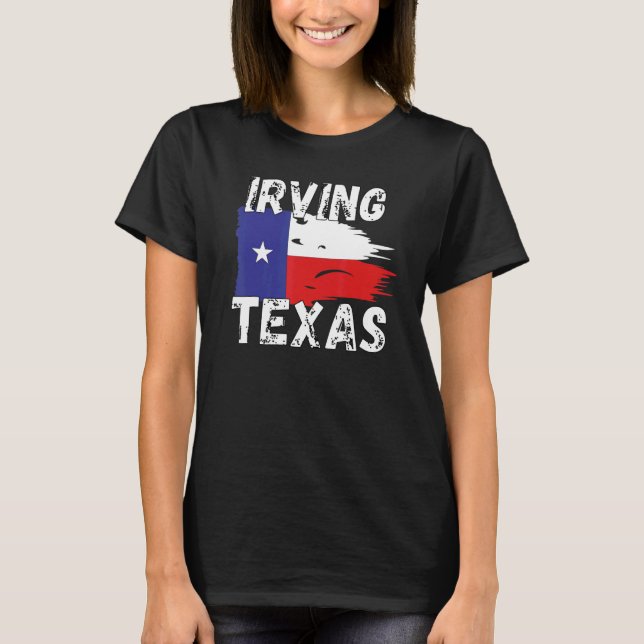 TX Texas Shirt Texas Cities (Vorderseite)