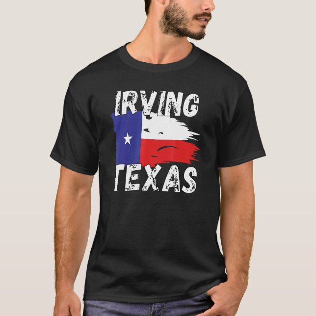 TX Texas Shirt Texas Cities (Vorderseite)